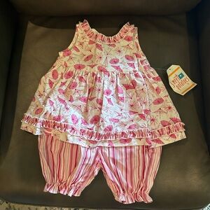 Sweet Potatoes Baby Girl Romper - 9M